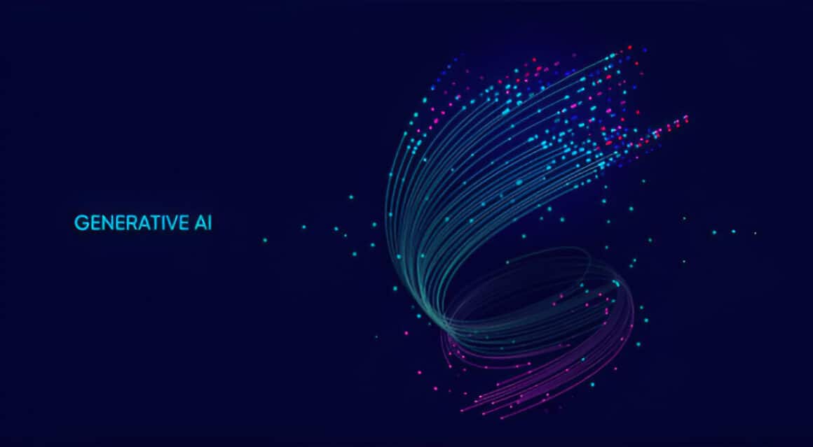 Illustration of abstract stream