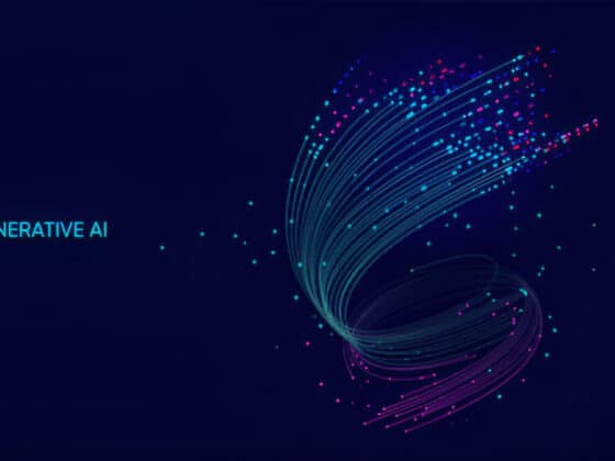 Illustration of abstract stream